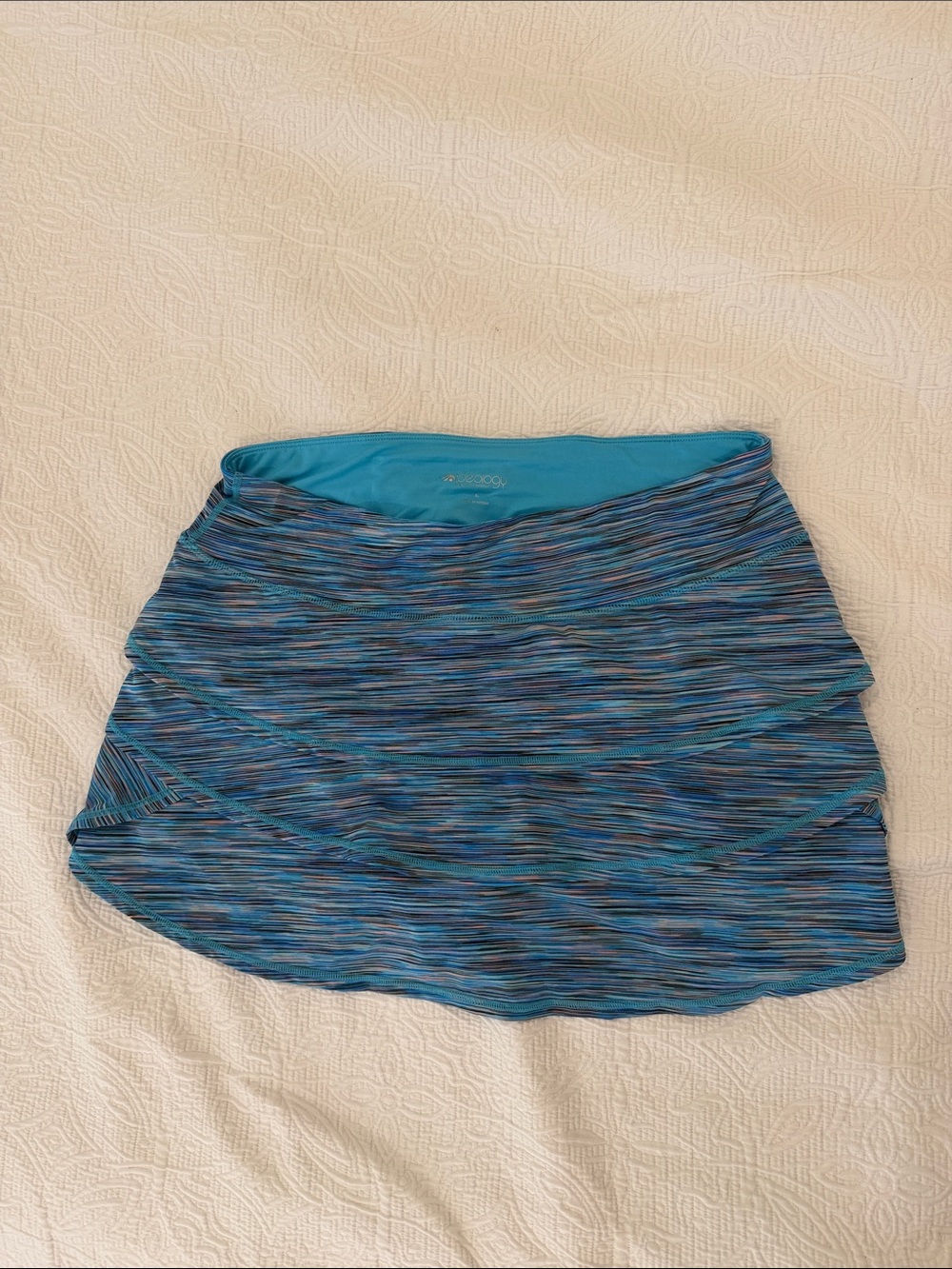 Ideology Blue Multi-Tone Active Skort